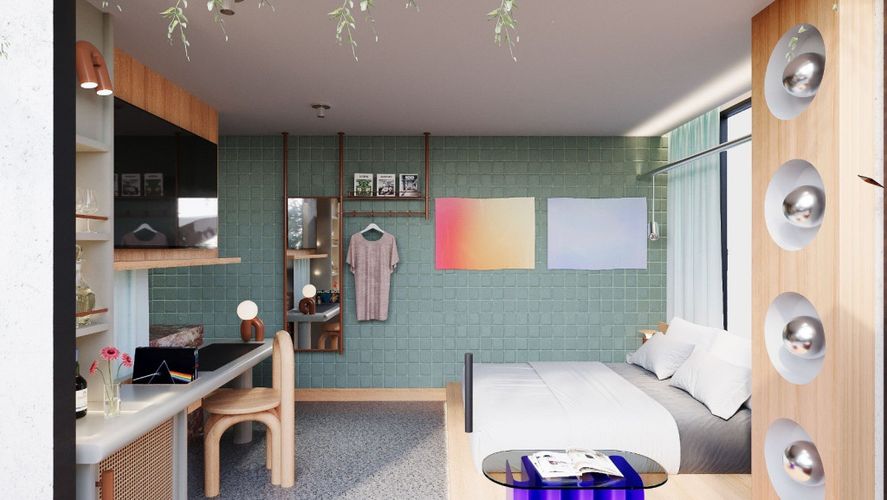 Apartaestudio en venta en Laureles, Medellín, 18 m² · foto 20 de 24