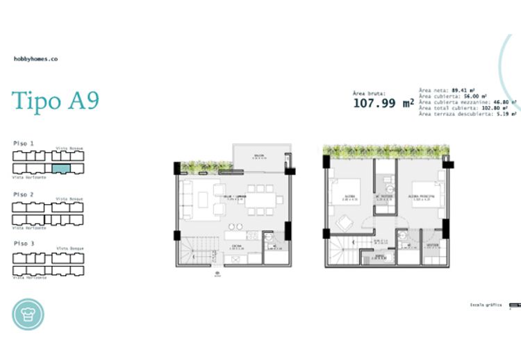 Apartamento de 2 alcobas en venta en Don Diego, El Retiro, 108 m² · foto 8 de 24