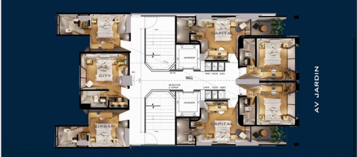 Apartaestudio en venta en Laureles, Medellín, 21 m² · foto 2 de 6