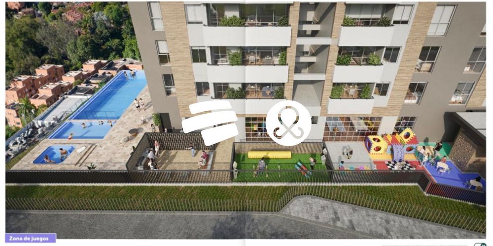 Apartamento de 2 alcobas en venta en Mugá, Envigado, 67 m² · foto 2 de 12