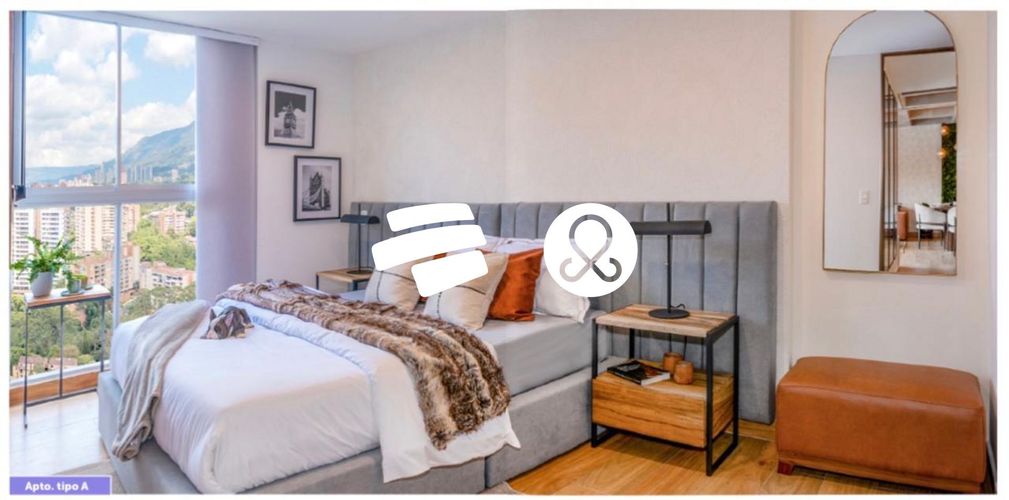 Apartamento de 2 alcobas en venta en Mugá, Envigado, 67 m² · foto 7 de 12