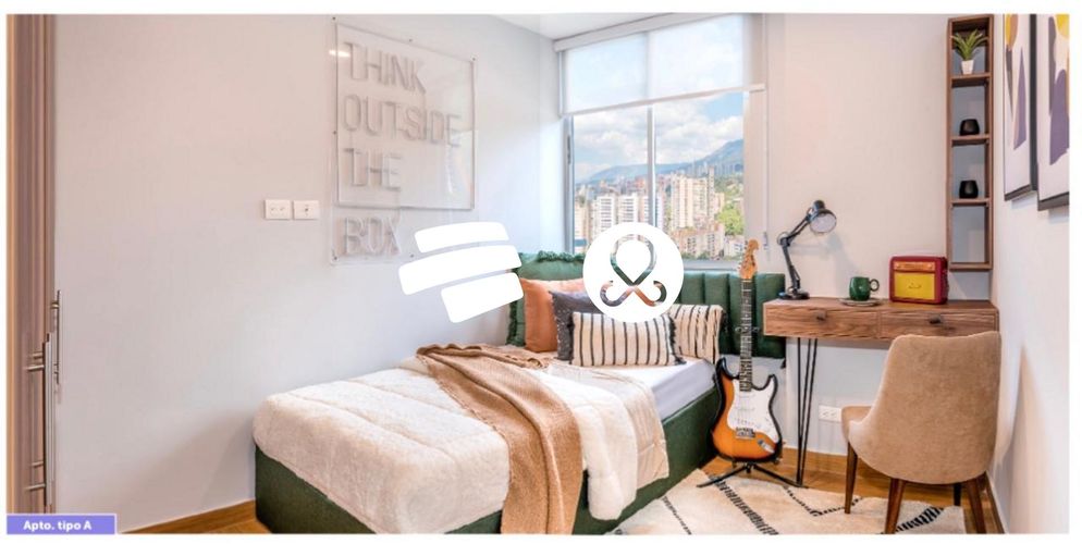 Apartamento de 2 alcobas en venta en Mugá, Envigado, 67 m² · foto 8 de 12
