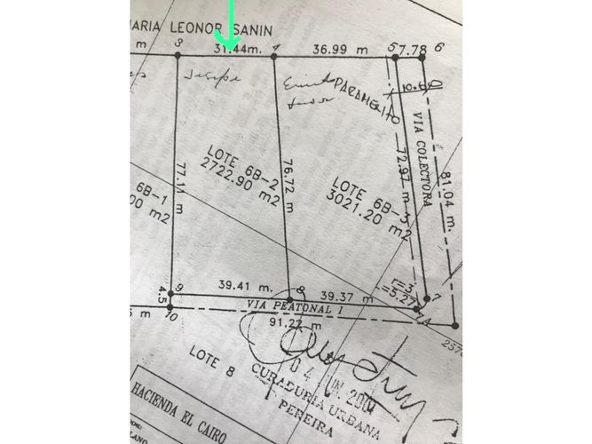 Lote en venta en Cerritos, Pereira, 2722 m² · foto 6 de 6