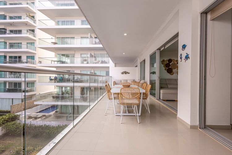 Apartamento de 2 alcobas en venta en La Boquilla, Cartagena, 112 m² · foto 3 de 20