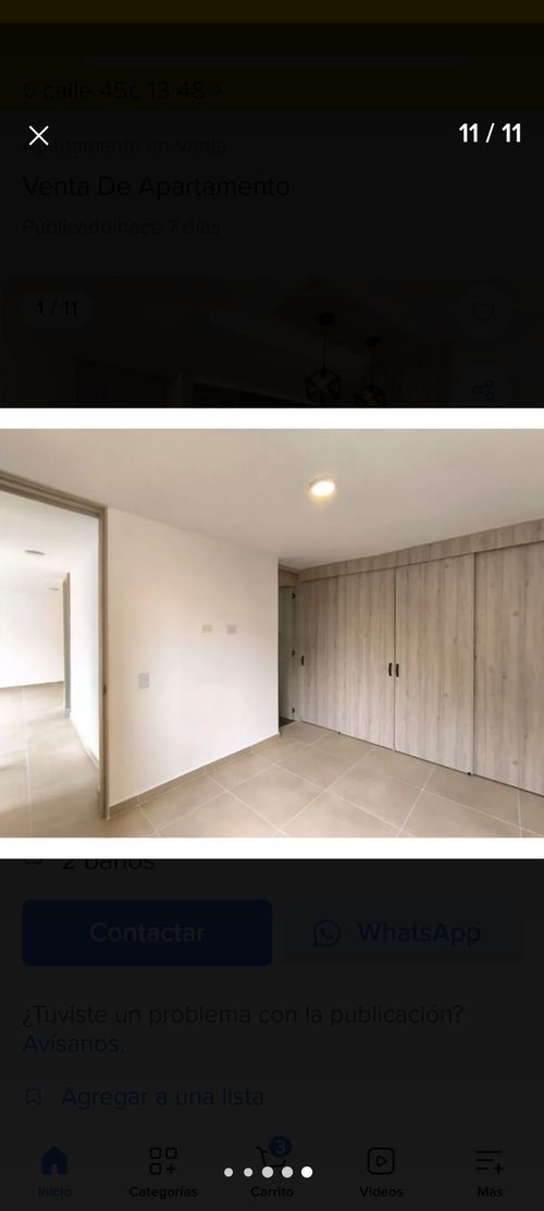 Apartamento de 2 alcobas en venta en La Tablaza, La Estrella, 55 m² · foto 11 de 12