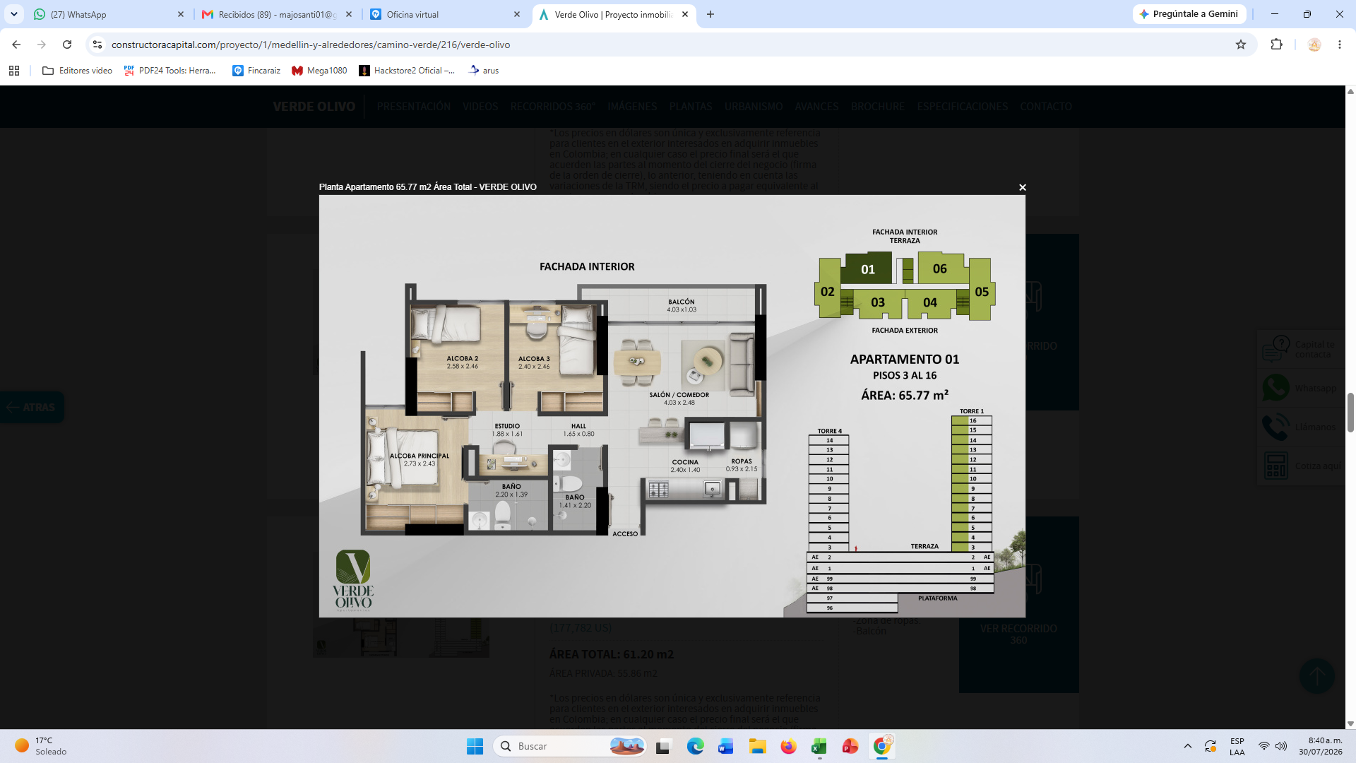 Apartamento en venta en Camino Verde, Envigado · foto 4 de 24