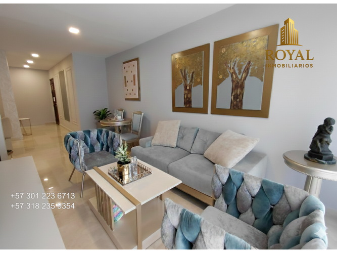Apartamento de 3 alcobas en venta en Altos Del Prado, Barranquilla, 124 m² · foto 2 de 24