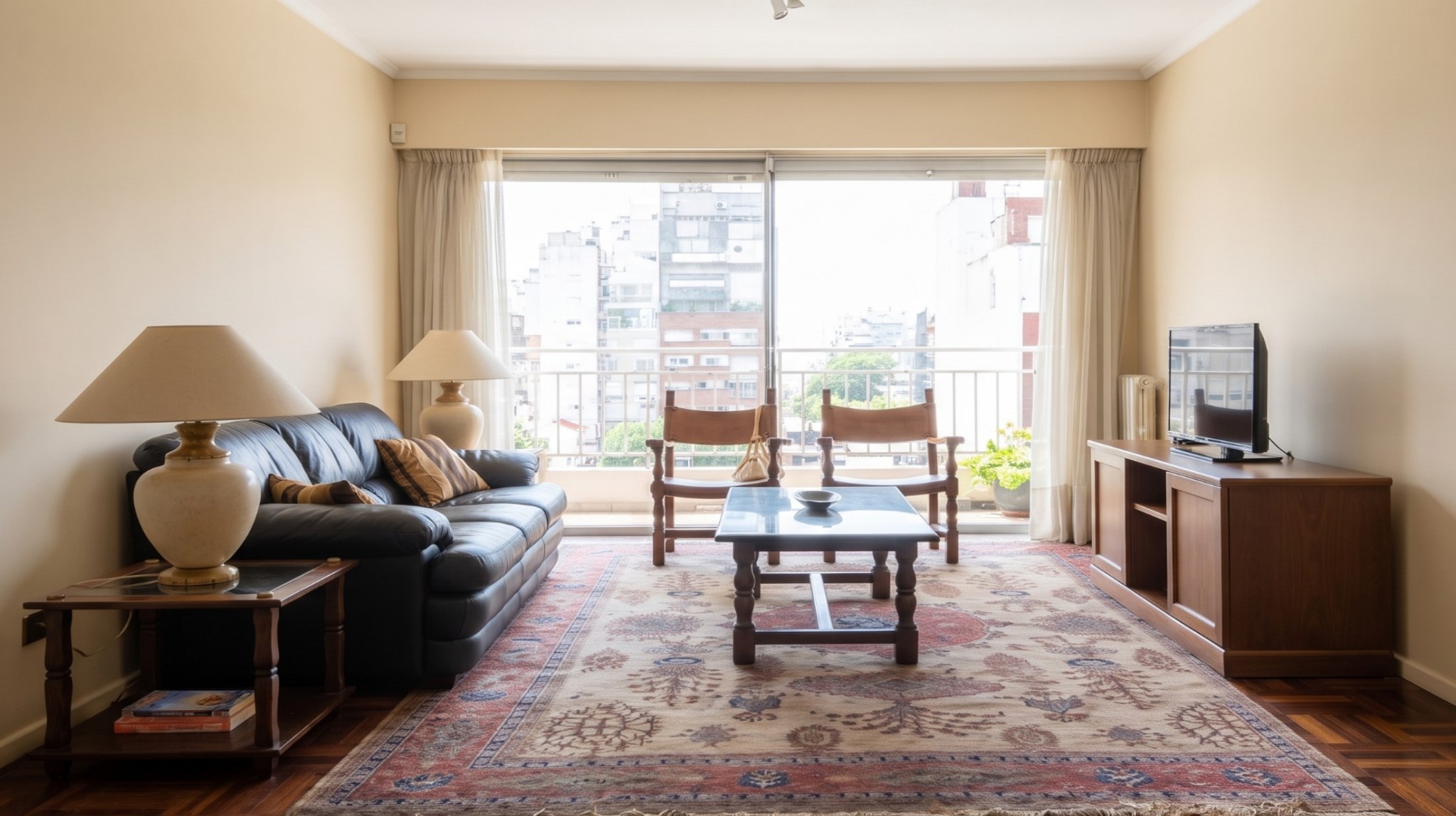 POCITOS PROXIMO AL MAR - ALQUILER APARTAMENTO DE 2 DORMITORIOS TOTALMENTE AMUEBLADO.