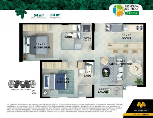 Apartamento en venta en Calasanz, Medellín · foto 22 de 23