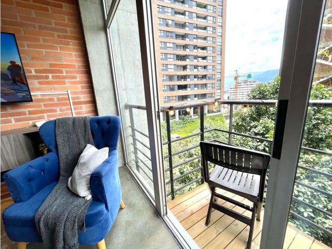 Apartamento de 1 alcoba en arriendo en Lalinde, Medellín, 51 m² · foto 18 de 20