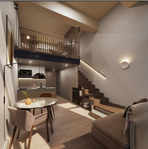 Apartaestudio en venta en Chico Norte, Bogotá, 33 m² · foto 2 de 9