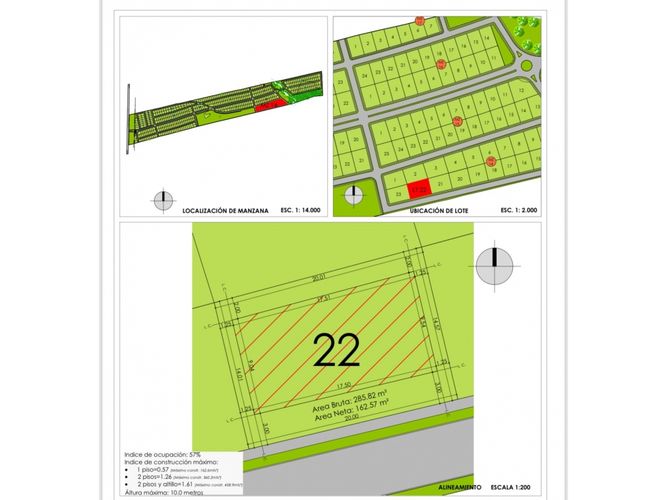 Lote en venta en La Primavera, Pereira, 280 m² · foto 20 de 21