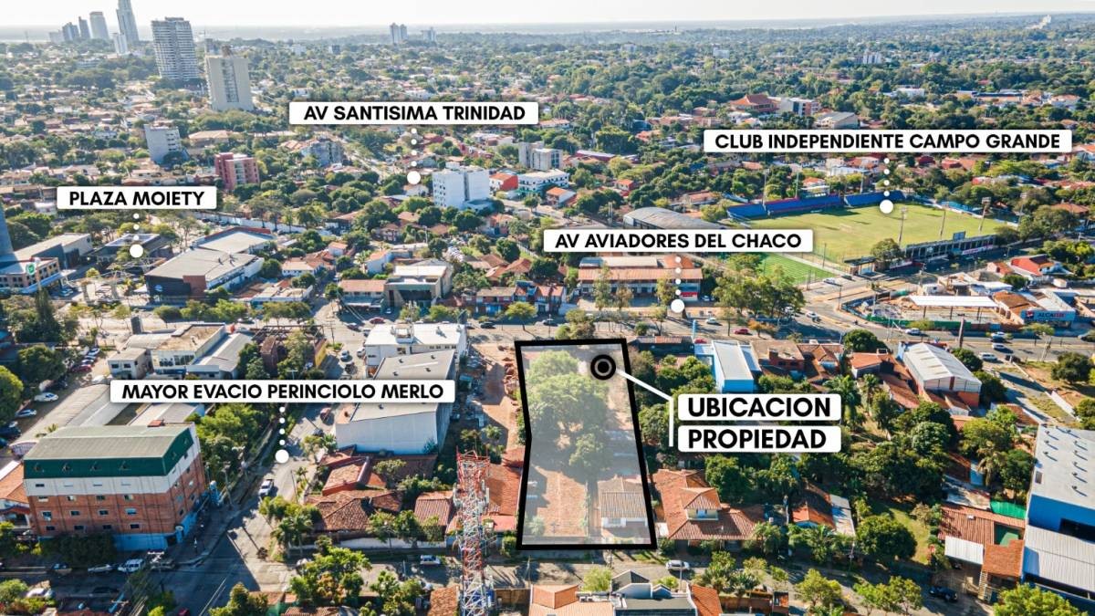 EN VENTA TERRENO SOBRE AVDA. AVIADORES DEL CHACO - ASUNCIÓN — foto 2