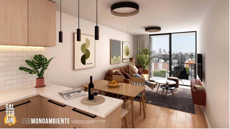 VENTA APARTAMENTO MONOAMBIENTE CORDÓN ESTRENA 2028