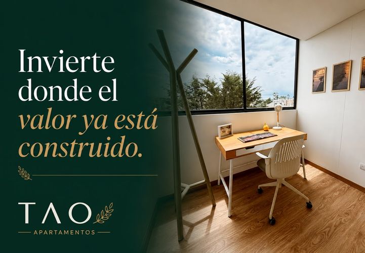 Apartamento de 2 alcobas en venta en Cuatro Esquinas, Rionegro, 56 m² · foto 3 de 11