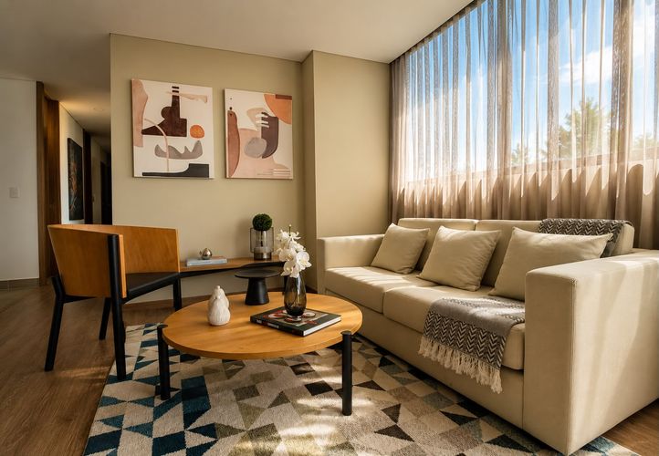 Apartamento de 2 alcobas en venta en Cuatro Esquinas, Rionegro, 56 m² · foto 2 de 11
