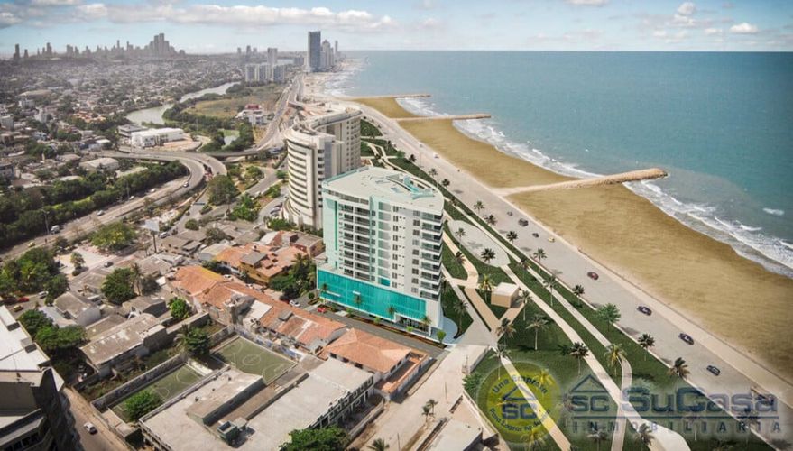 Apartamento de 3 alcobas en venta en Crespo, Cartagena, 135 m² · foto 2 de 12