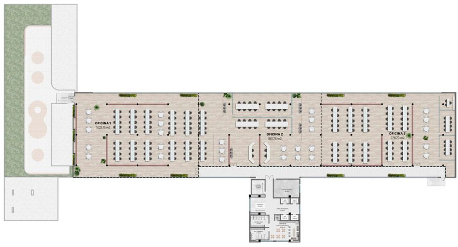 Oficina en arriendo en Patio Bonito, Medellín, 3800 m² · foto 6 de 9