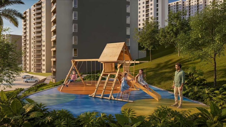 Apartamento de 2 alcobas en venta en Guabinas, Yumbo, 83 m² · foto 6 de 10
