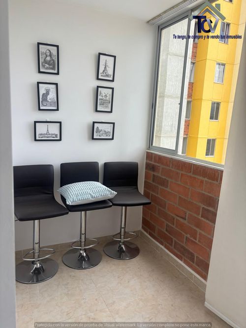 Apartamento de 3 alcobas en venta en Hsd. San Antonio De Carrizal, Girón, 61 m² · foto 6 de 18