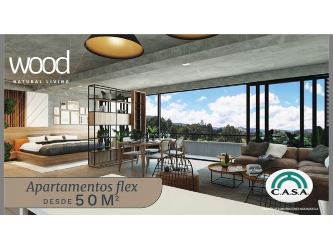 Apartamento de 1 alcoba en venta en Puente Pelaez, El Retiro, 50 m² · foto 9 de 12