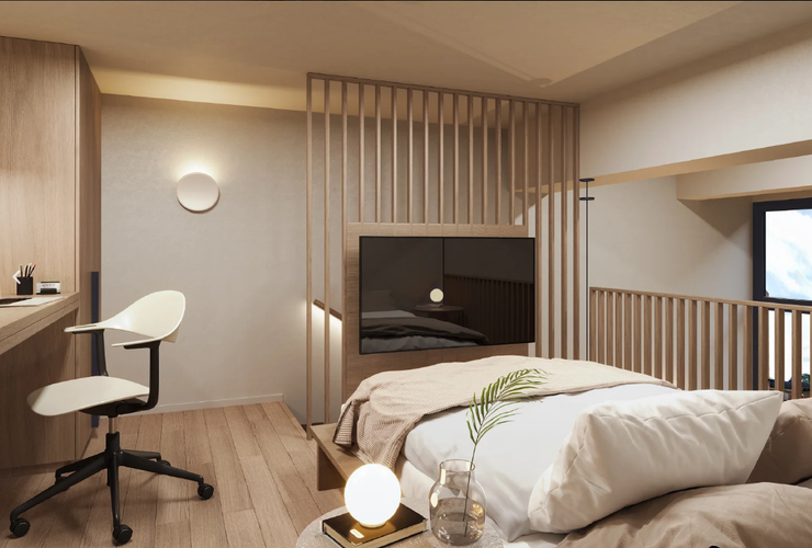 Apartaestudio en venta en Chico Norte, Bogotá, 33 m² · foto 4 de 9