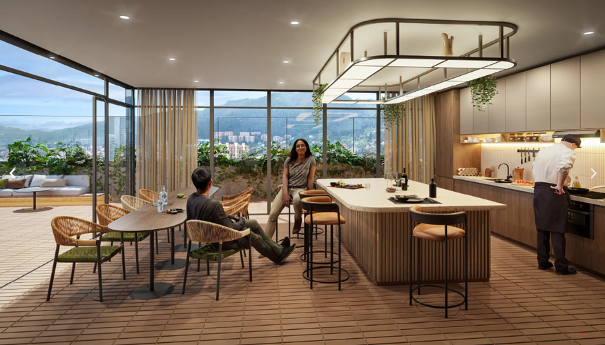 Apartaestudio en venta en Chico Norte, Bogotá, 33 m² · foto 7 de 9
