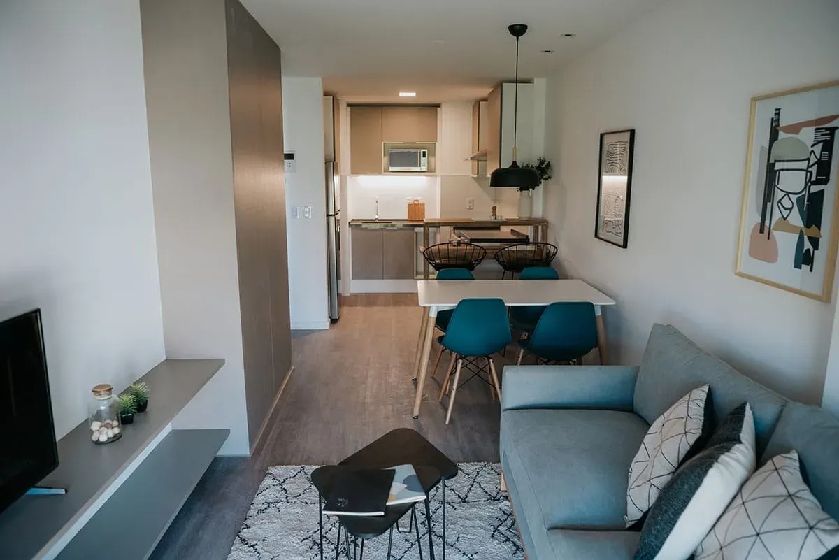 Apartamento de 1 dormitorio totalmente amoblado en alquiler, centro
