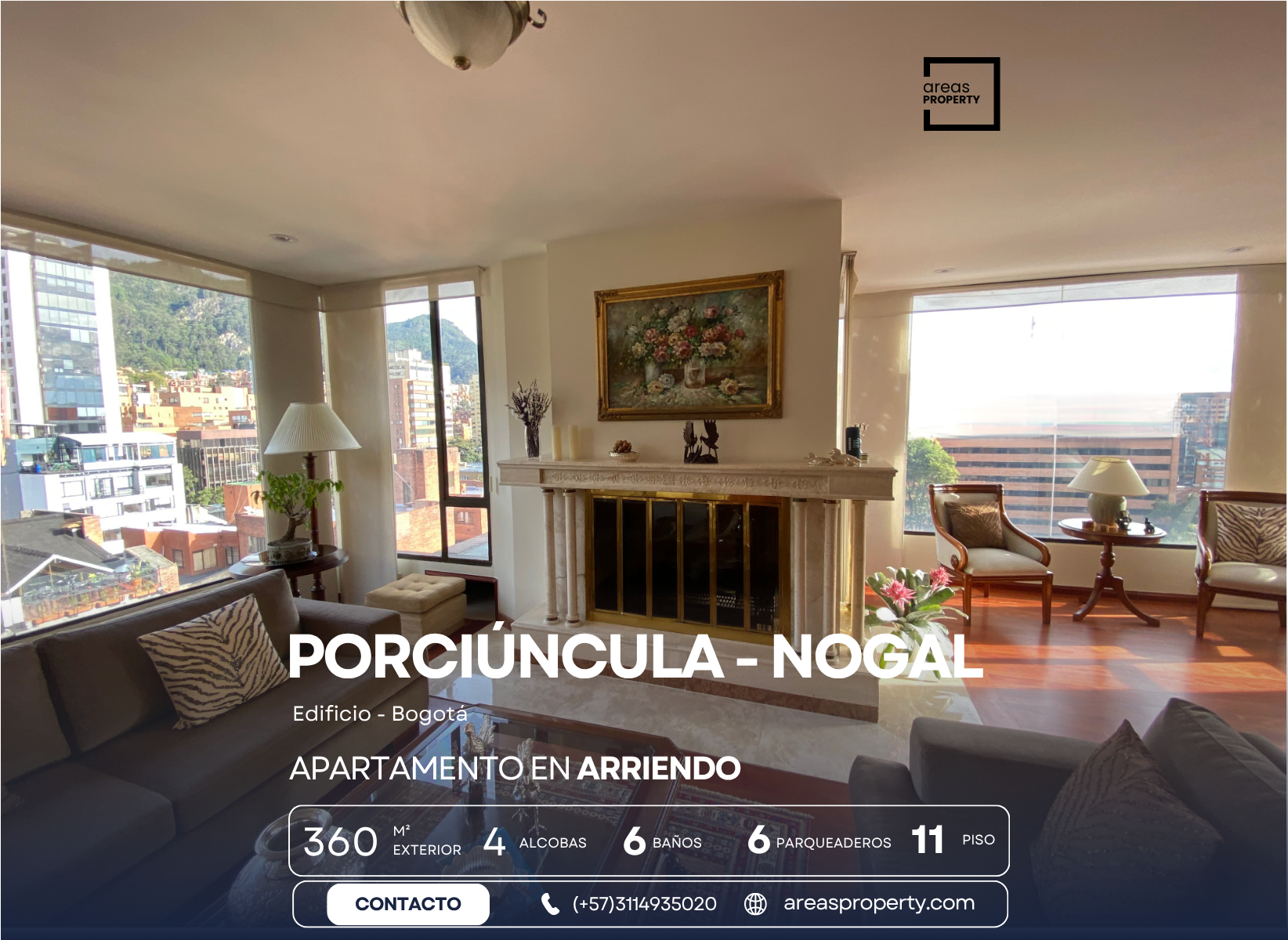Apartamento en Arriendo en El nogal, Bogotá