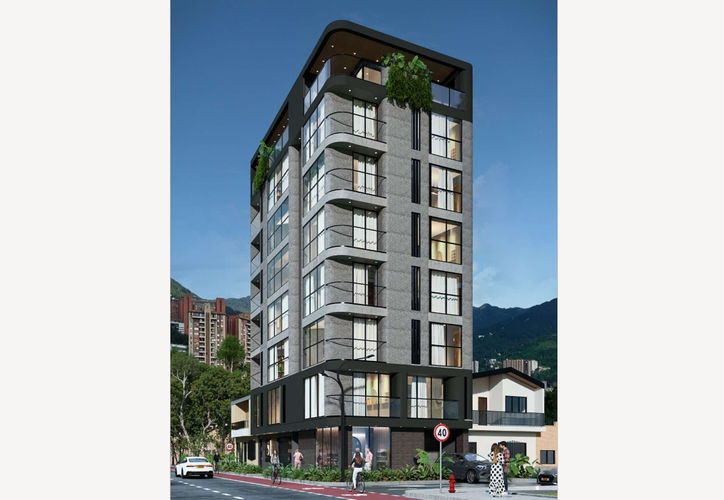 Apartaestudio en venta en La Magnolia, Envigado, 34 m² · foto 5 de 8