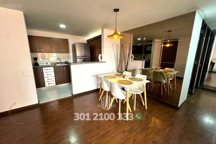 Apartamento de 3 alcobas en arriendo en San Diego, Medellín, 80 m² · foto 3 de 24