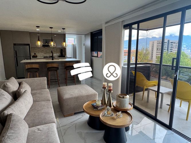 Apartamento de 3 alcobas en venta en El Diamante No. 2, Medellín, 123 m² · foto 2 de 19