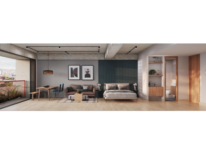Apartaestudio en venta en Nueva Santa Fe, Bogotá, 36 m² · foto 5 de 13
