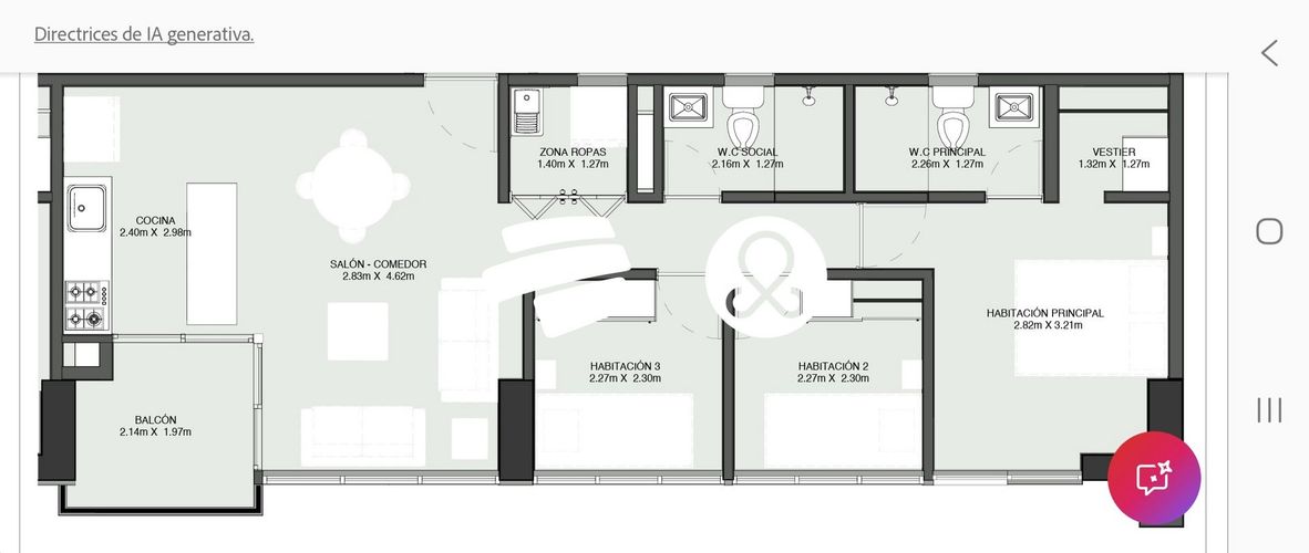 Apartamento de 3 alcobas en venta en El Porvenir, Rionegro, 67 m² · foto 14 de 14