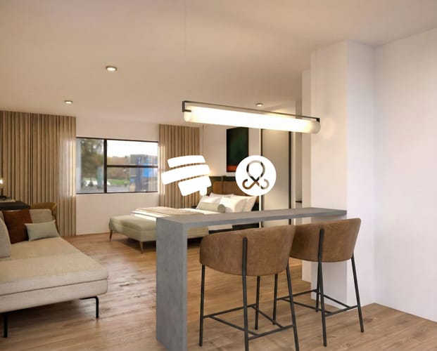 Apartamento de 1 alcoba en venta en Laureles, Medellín, 33 m² · foto 10 de 12