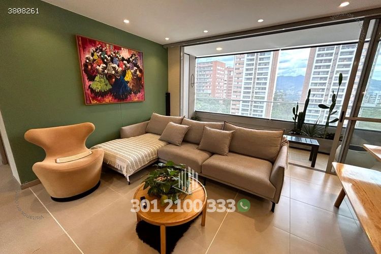 Apartamento de 3 alcobas en arriendo en Los Balsos, Medellín, 110 m² · foto 3 de 24