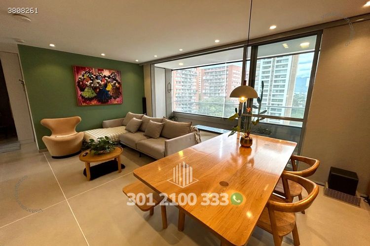Apartamento de 3 alcobas en arriendo en Los Balsos, Medellín, 110 m² · foto 2 de 24