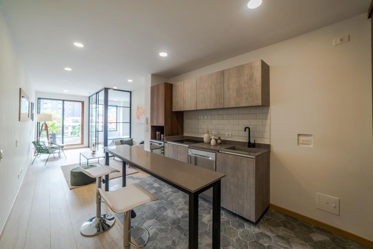 Apartaestudio en venta en Chico Norte, Bogotá, 56 m² · foto 3 de 23