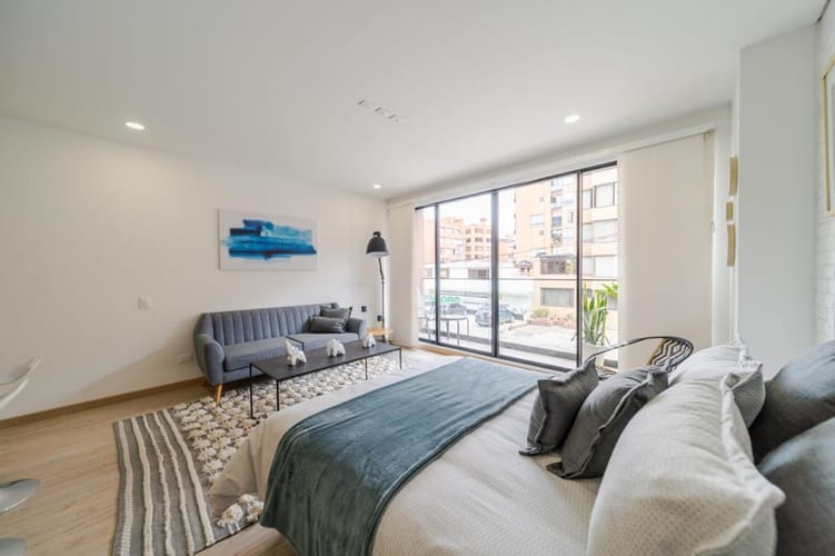 Apartaestudio en venta en Chico Norte, Bogotá, 48 m² · foto 2 de 21