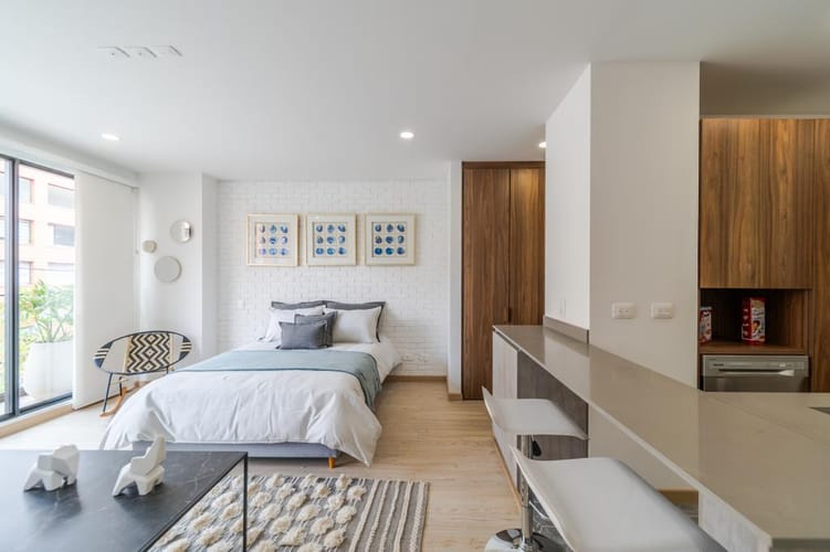 Apartaestudio en venta en Chico Norte, Bogotá, 48 m² · foto 4 de 21
