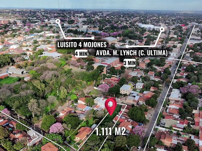 Vendo terreno 1111 m2 de calle a calle en Lambaré - foto 2