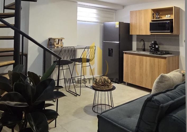 Apartamento de 1 alcoba en arriendo en Las Acacias, Medellín, 38 m² · foto 2 de 8