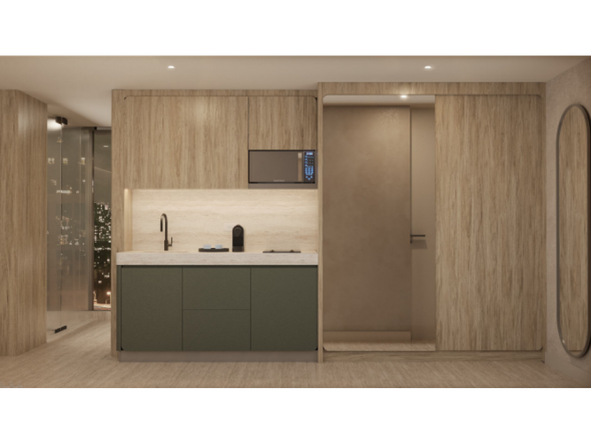 Apartaestudio en venta en Chico, Bogotá, 28 m² · foto 14 de 21
