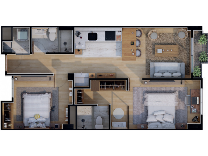 Apartamento de 2 alcobas en venta en La Salle, Bogotá, 61 m² · foto 9 de 12