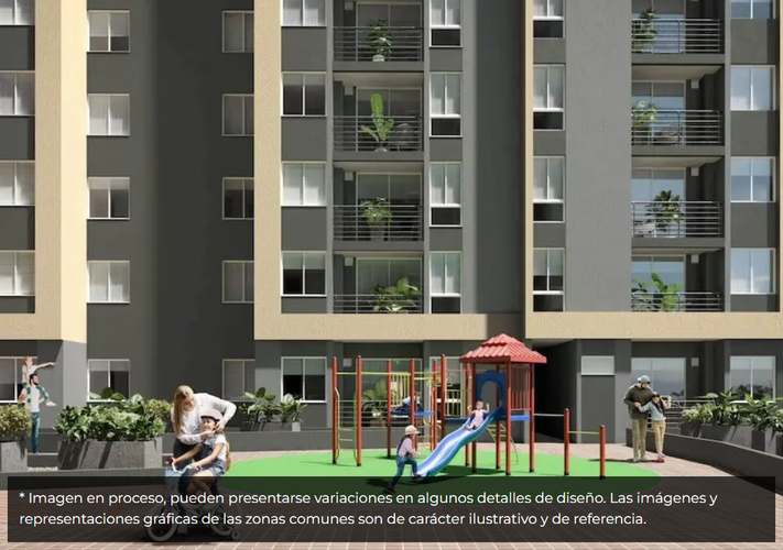 Apartamento de 2 alcobas en venta en Cañaveral Et. I, Ibagué, 51 m² · foto 3 de 3