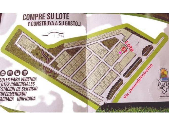 Lote en venta en Porerito, Jamundí, 120 m² · foto 3 de 3