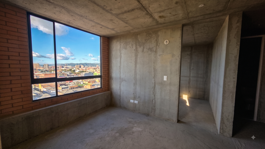 Apartamento de 2 alcobas en venta en Centro Comercial Outlet Factory, Bogotá, 41 m² · foto 3 de 9