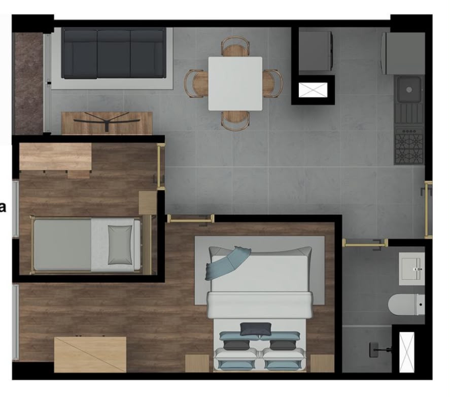Apartamento en venta en Granada Norte, Bogotá · foto 4 de 5