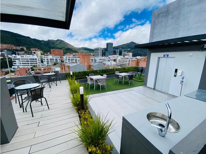 Apartaestudio en venta en Santa Barbara, Bogotá, 28 m² · foto 12 de 15