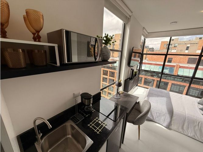 Apartamento de 1 alcoba en venta en Chico Norte, Bogotá, 17 m² · foto 6 de 22